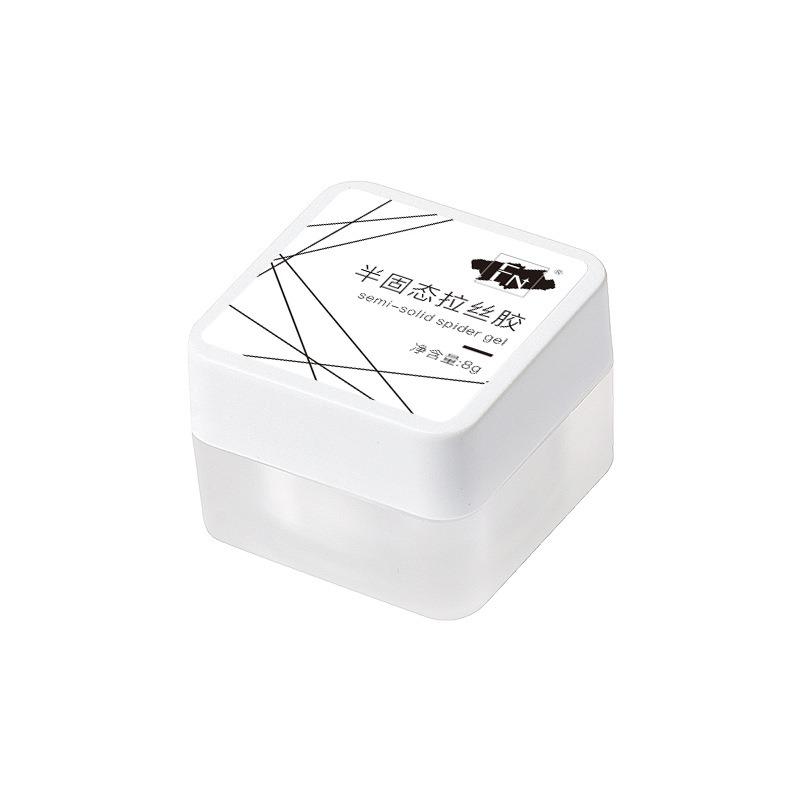 【奕妃美甲🤎台灣現貨+發票🧾】Monja半固態拉絲膠-透明方瓶8g #2323-2 #美甲功能膠-細節圖4