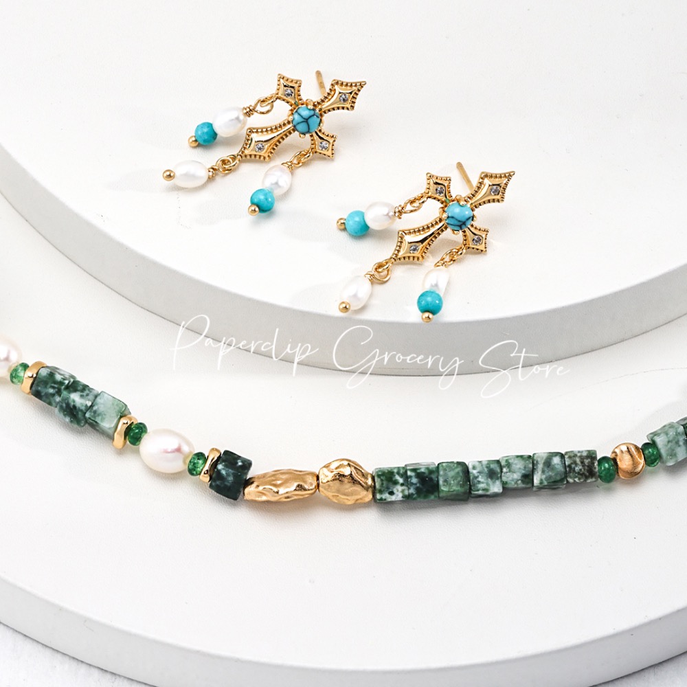 預購｜新中式天然青海翠925銀項鍊-細節圖4