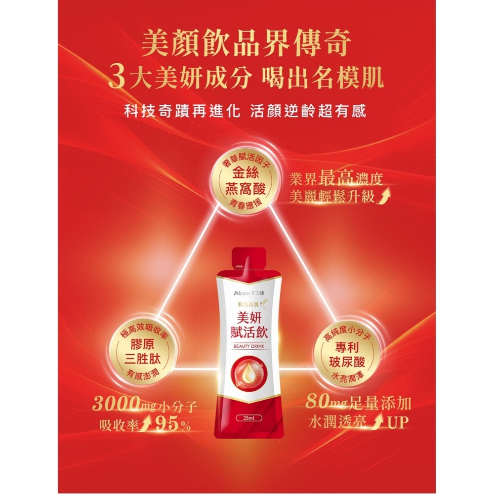 【Aicom艾力康 保證正品】科技燕窩美妍賦活飲 - 日美延-細節圖4