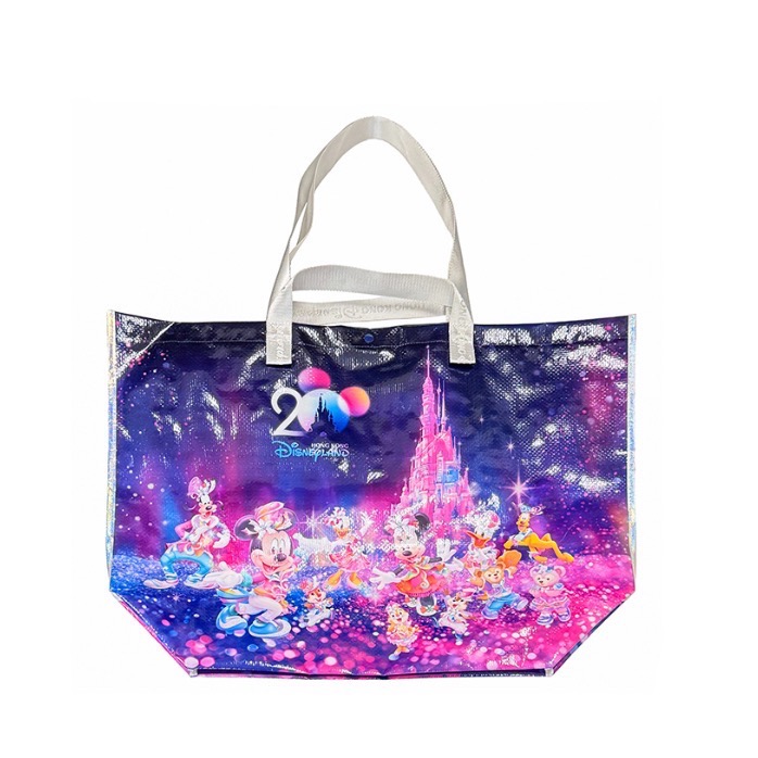 《現貨》香港🇭🇰 迪士尼樂園20週年 奇妙派對米奇與好友購物袋-細節圖3