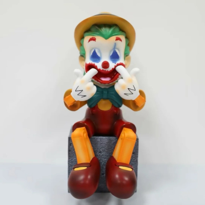 【紫色風鈴3】自殺小隊 GK 匹諾曹 Joker 小醜 小丑 坐姿 模型 公仔 擺件 盒裝 港版 無證