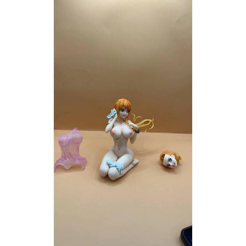 【紫色風鈴】跪姿 沐浴 娜美 沐浴 娜美 可脫 性感 航海王 海賊美女公仔 港版 無證-細節圖2