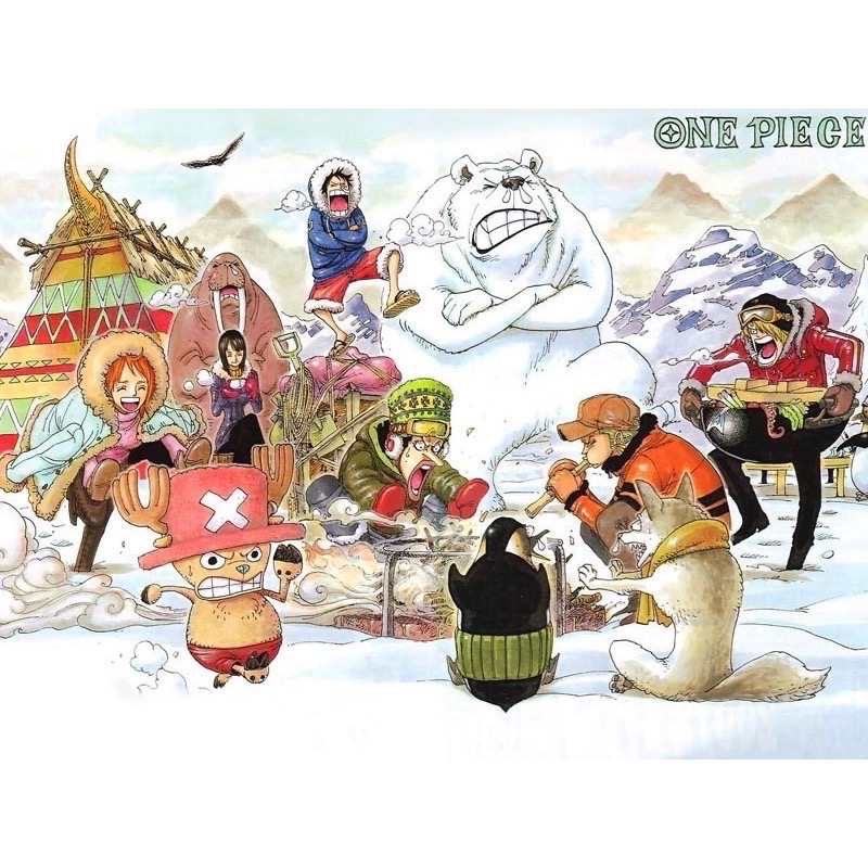 《花鹿花坊》日版one piece 草帽本舖限定 超精美畫框磁鐵9.9成新#海賊王 尾田授權漫畫插畫-細節圖3
