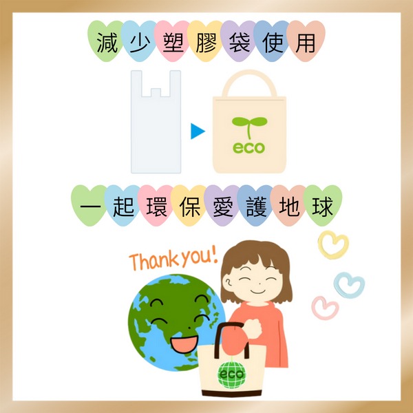 日本輕量易收折環保袋eco bag (格子紅)-細節圖3