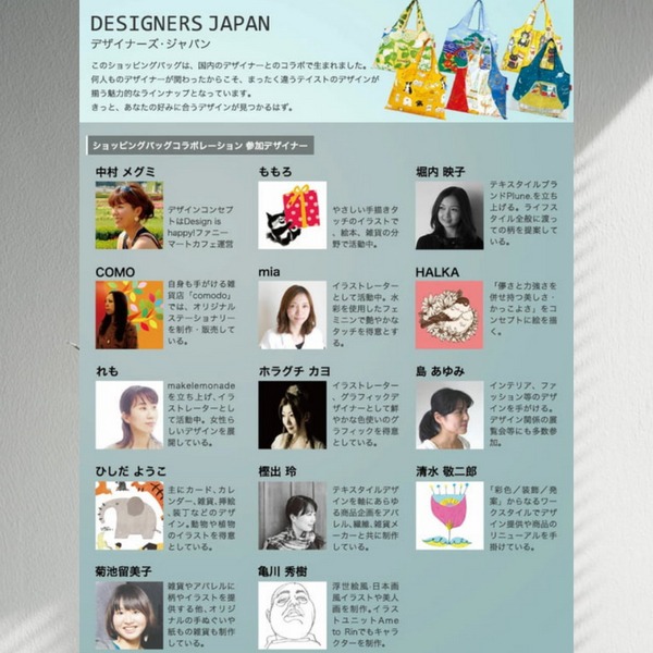 日本PRAIRIE DOG - DESINERS JAPAN系列2 WAY折疊購物袋-細節圖8