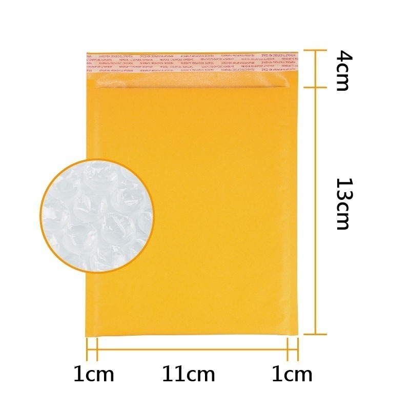 [含稅附發票]1入-$1牛皮氣泡信封袋 氣泡破壞袋 牛皮紙 包裝袋 加厚破壞袋 防震氣泡信封袋 郵件包裹袋 氣泡袋-細節圖2