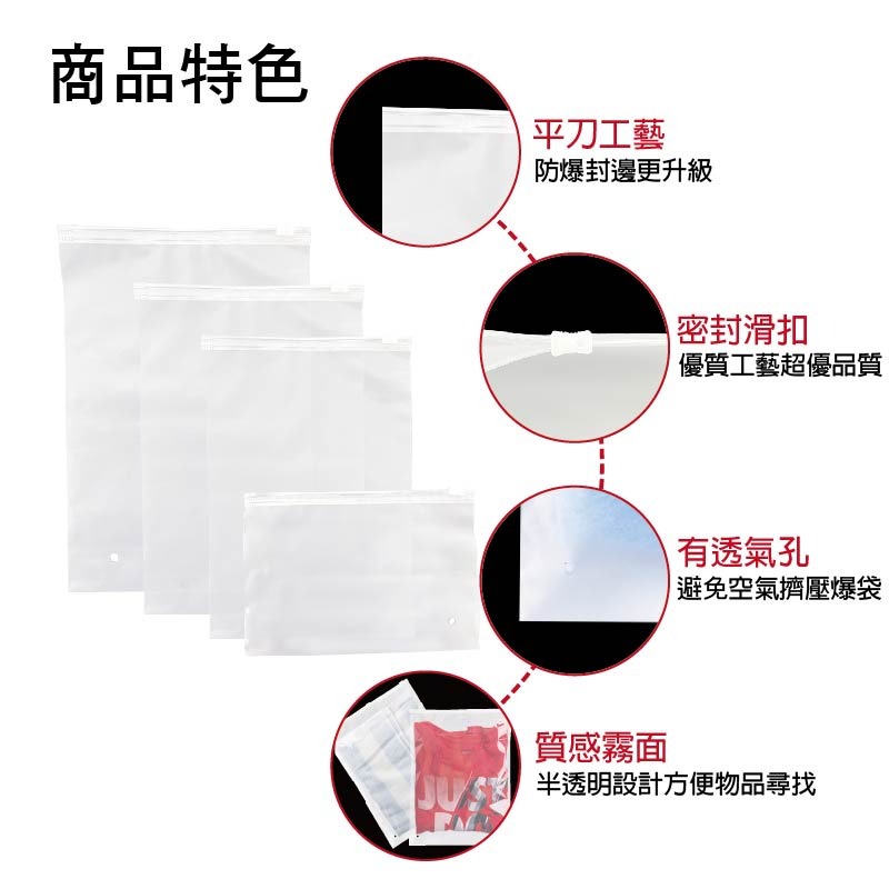 [台灣現貨]PE磨砂收納袋 旅行收納袋 夾鍊袋 拉鍊袋 收納袋 衣物收納置物袋 口罩收納袋 整理包 旅遊出差必備-細節圖2