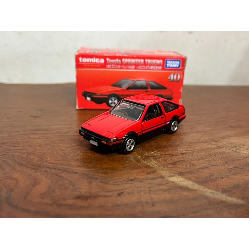 現貨 Tomica #40 豐田toyota AE86 初回 (附膠合)-細節圖2