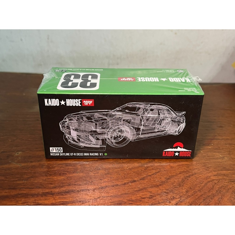 現貨 KAIDO #150 Nissan Skyline GT-R R33 Imai Racing 1/64-細節圖2