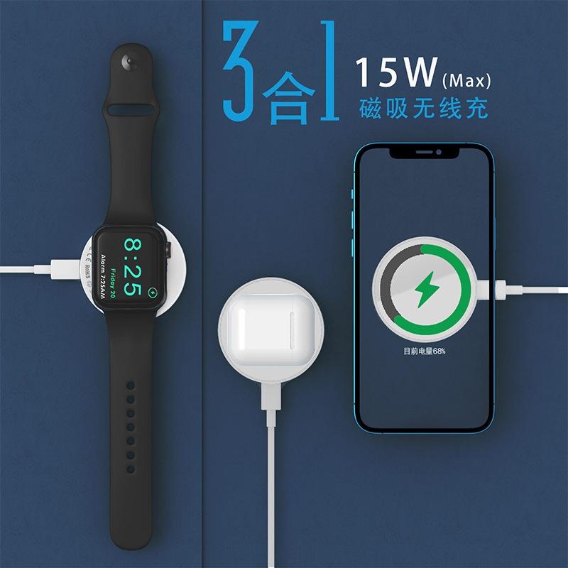 MAGSAFE 指環 手機支架 追劇神器 磁吸支架 apple watch 充電 磁吸充電 懶人支架 手機架 指尖陀螺-細節圖7