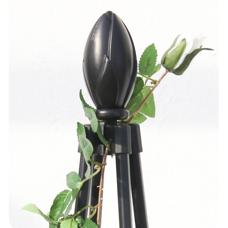 花塔爬藤架花架 園藝支花架子 支撐月季 薔薇 玫瑰花，花園爬藤架-細節圖3
