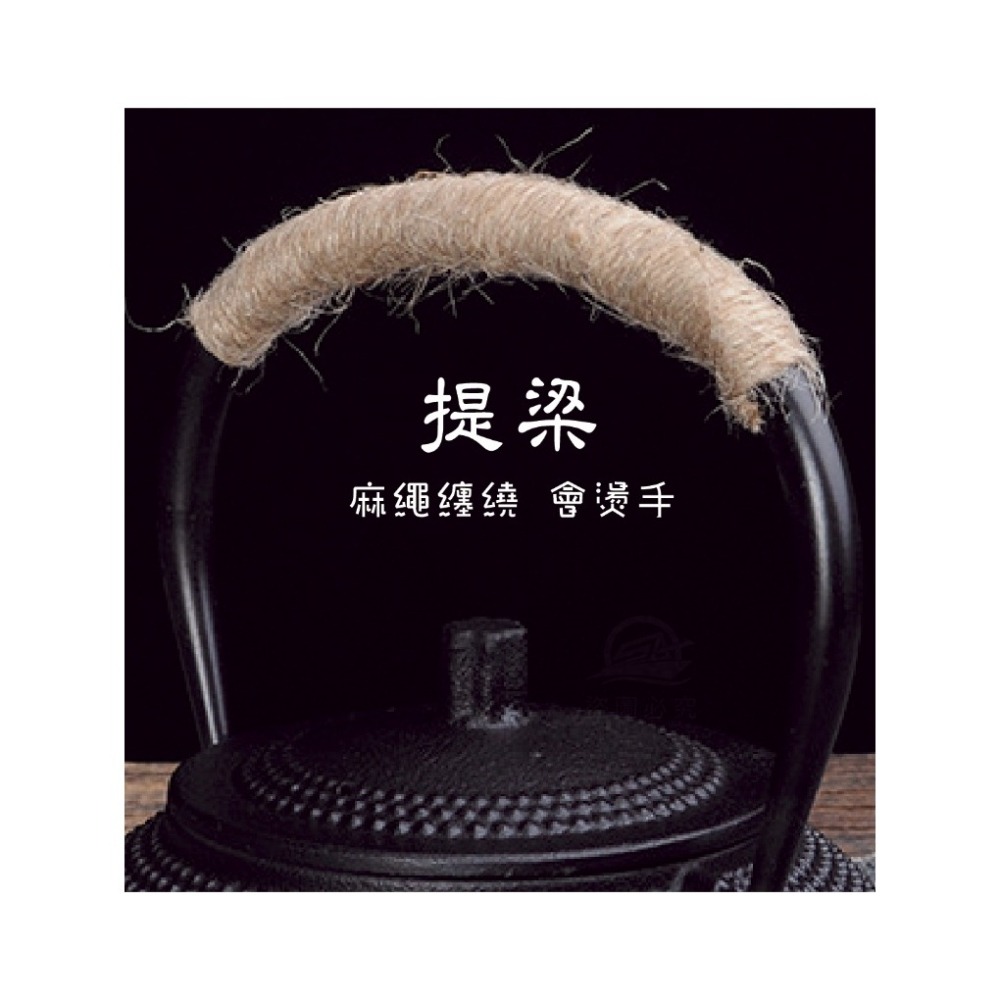 日式精雕鑄鐵茶壺(800ml)-細節圖3