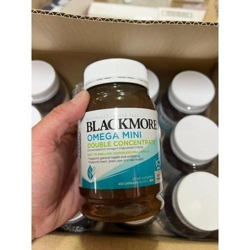 【🇦🇺澳洲 】Blackmores 澳佳寶 無腥味迷你雙倍濃縮深海魚油 膠囊 400粒-細節圖3