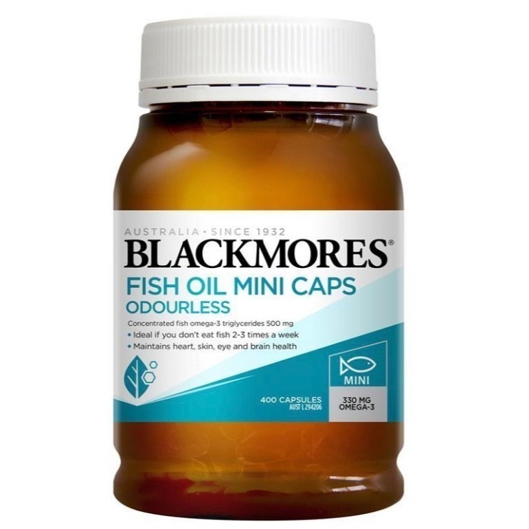 【🇦🇺澳洲 】Blackmores 澳佳寶 無腥味迷你雙倍濃縮深海魚油 膠囊 400粒-細節圖5