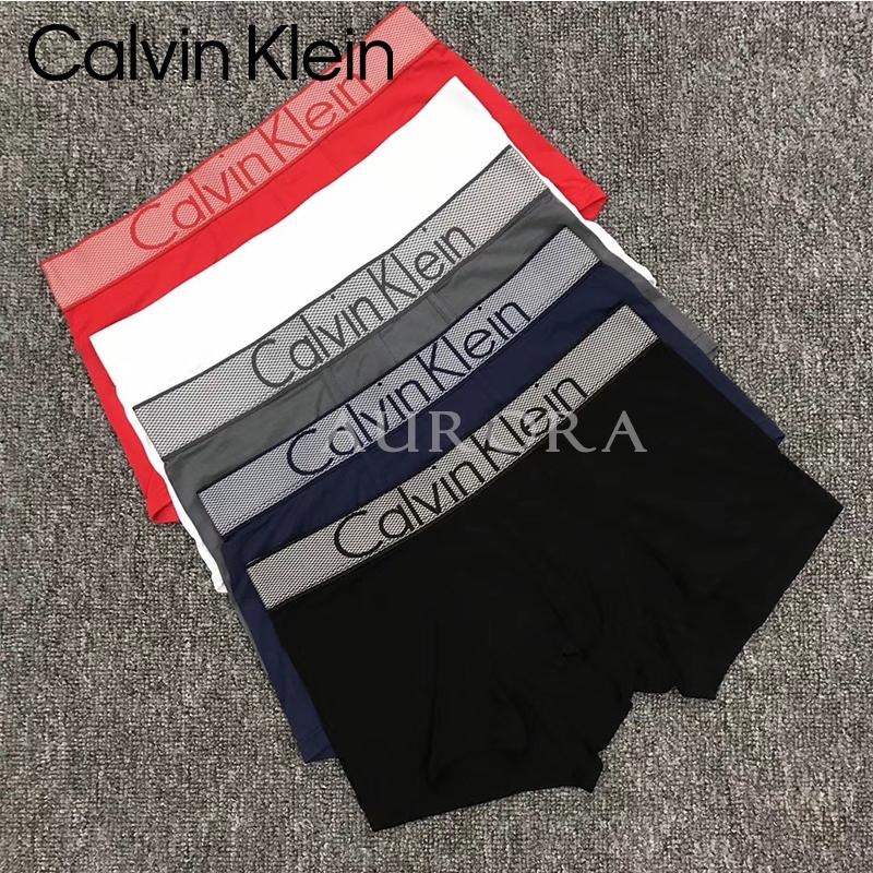 💕Aurora 美國代購💕 Calvin Klein CK 網帶男士內褲 四角內褲 男生內褲 平口 3件/盒-細節圖2