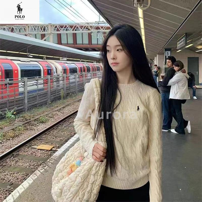 💕Aurora 美國代購💕拉夫.勞倫 Ralph Lauren 套頭 麻花針織衫 絞花 polo毛衣 RL長袖 上衣-細節圖2