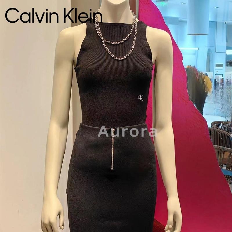 💕Aurora 美國代購💕 Calvin Klein 新款性感 露背 抽繩背心 吊帶針織衫 結構背心-細節圖3