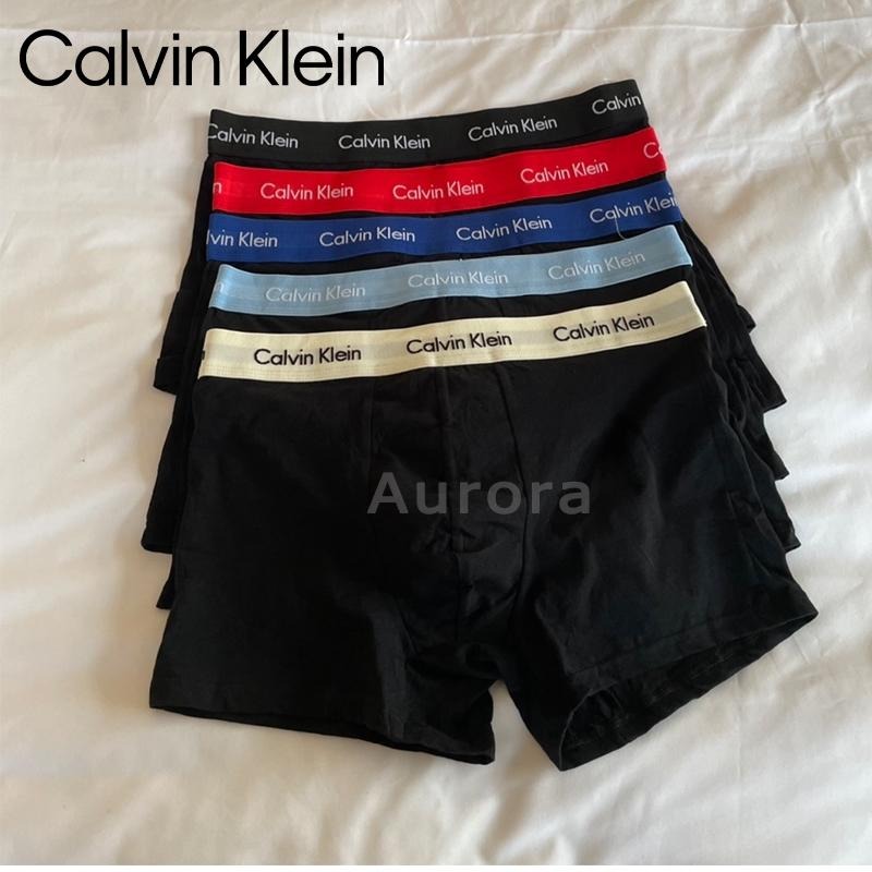Aurora 購物分享💕 Calvin Klein 男士內褲 經典循環logo提花 平口內褲 四角褲 5色/組盒裝-細節圖5
