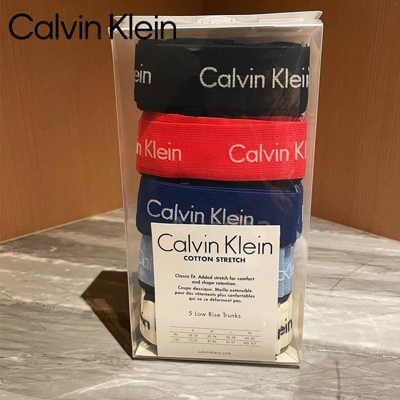 Aurora 購物分享💕 Calvin Klein 男士內褲 經典循環logo提花 平口內褲 四角褲 5色/組盒裝-細節圖9
