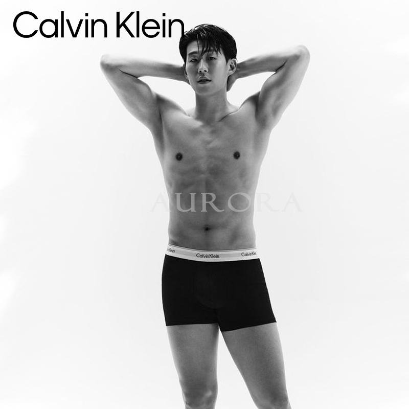 Aurora 購物分享💕 Calvin Klein CK引力帶系列 男士純棉平角低腰內褲 男士底褲 簡約舒適/3件組裝-細節圖4
