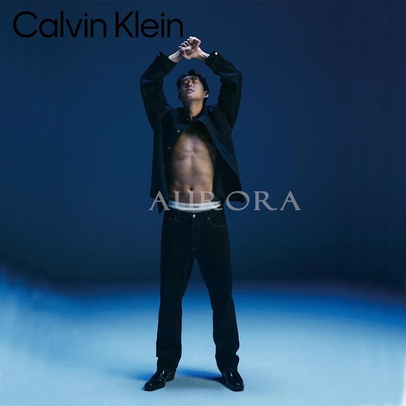 Aurora 購物分享💕 Calvin Klein CK引力帶系列 男士純棉平角低腰內褲 男士底褲 簡約舒適/3件組裝-細節圖6