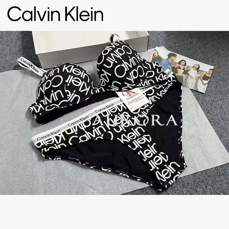 💕Aurora 美國代購💕 Calvin Klein 滿印LOGO鋼圈款內衣 內褲 黑色 白色 塑型杯-細節圖5