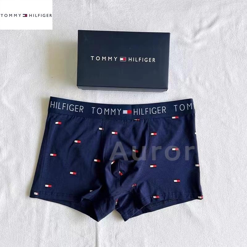 💕Aurora 美國代購💕 Tommy Hilfiger 湯米男士內褲 平口內褲 四角褲 多色選 3件/盒-細節圖9