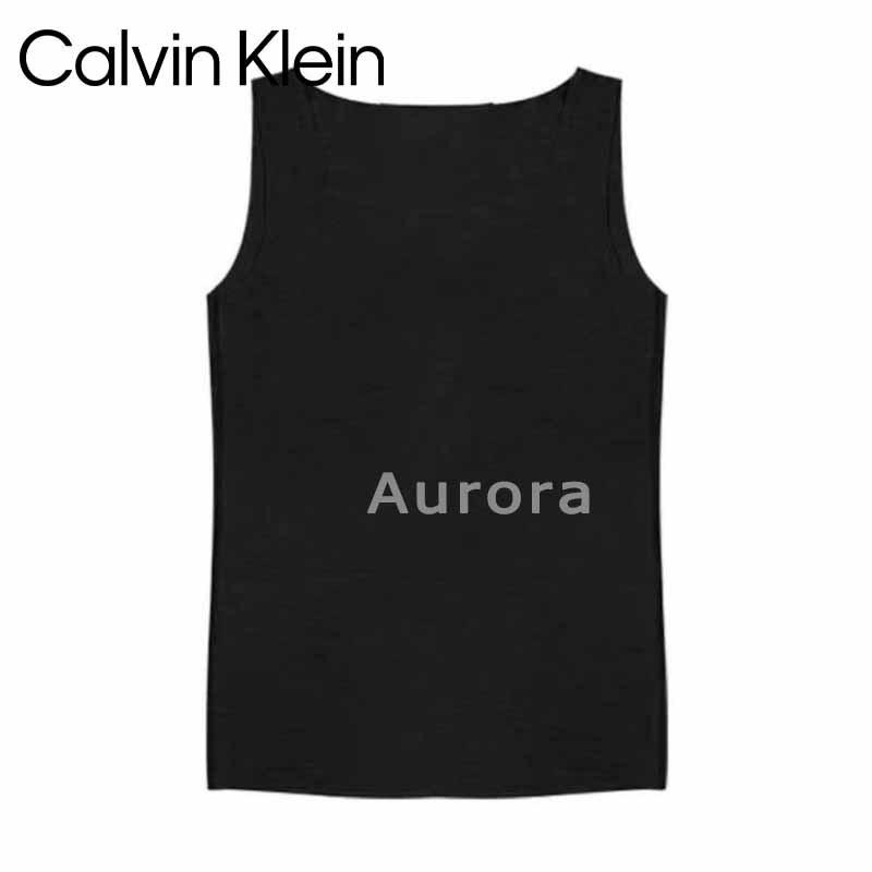 💕Aurora 美國代購💕 Calvin Klein JENNIE同款性感露背針織背心 黑色U型大露背吊帶背心-細節圖4