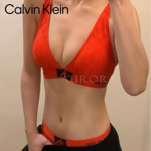 💕Aurora 美國代購💕 Calvin Klein CK1996款性感蕾絲內衣內褲 紅色 舒適內衣 無鋼圈 有胸墊