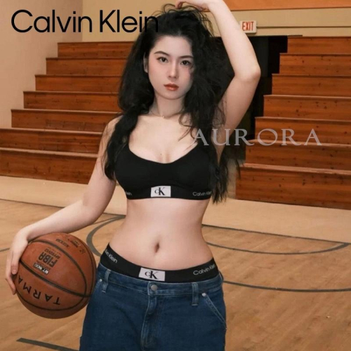 Aurora 購物分享💕 Calvin Klein CK 1996 薄墊 內衣 細帶 背心 灰 黑 無鋼圈胸罩 內褲