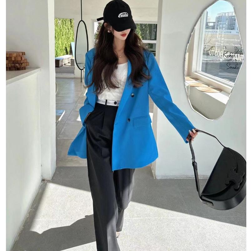 Aurora 購物分享💕Alexander wang 大王 高腰字母鬆緊休閒西褲 長褲 顯瘦 OL通勤 黑色休閒西褲-細節圖8