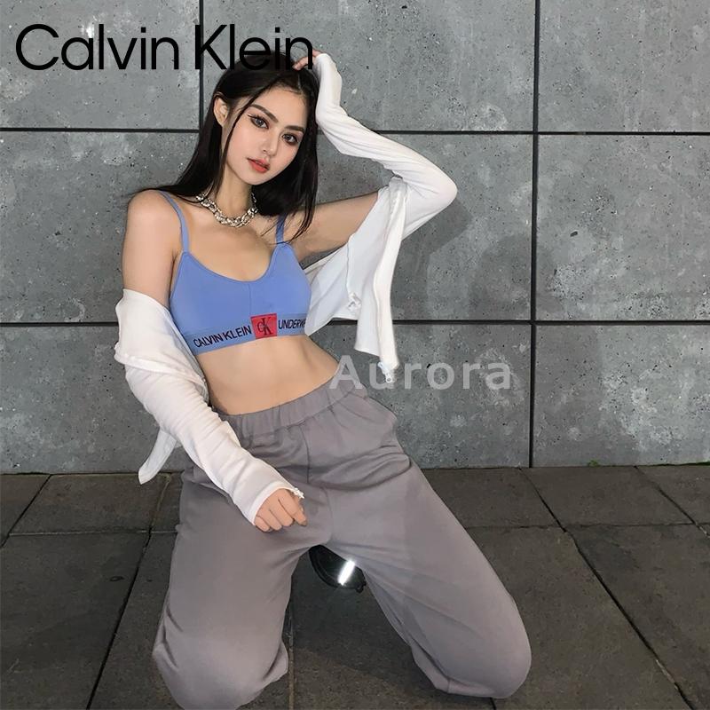 Aurora 購物分享💕 Calvin Klein 細肩帶 背心式內衣 內褲 女生運動內衣  有襯墊CK內衣-細節圖9