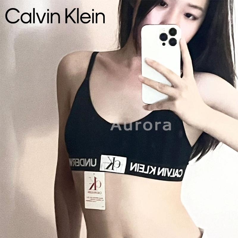 Aurora 購物分享💕 Calvin Klein 細肩帶 背心式內衣 內褲 女生運動內衣  有襯墊CK內衣-細節圖11