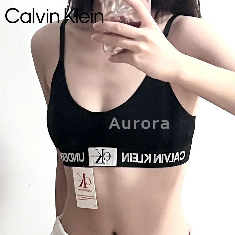 Aurora 購物分享💕 Calvin Klein 細肩帶 背心式內衣 內褲 女生運動內衣  有襯墊CK內衣-細節圖12