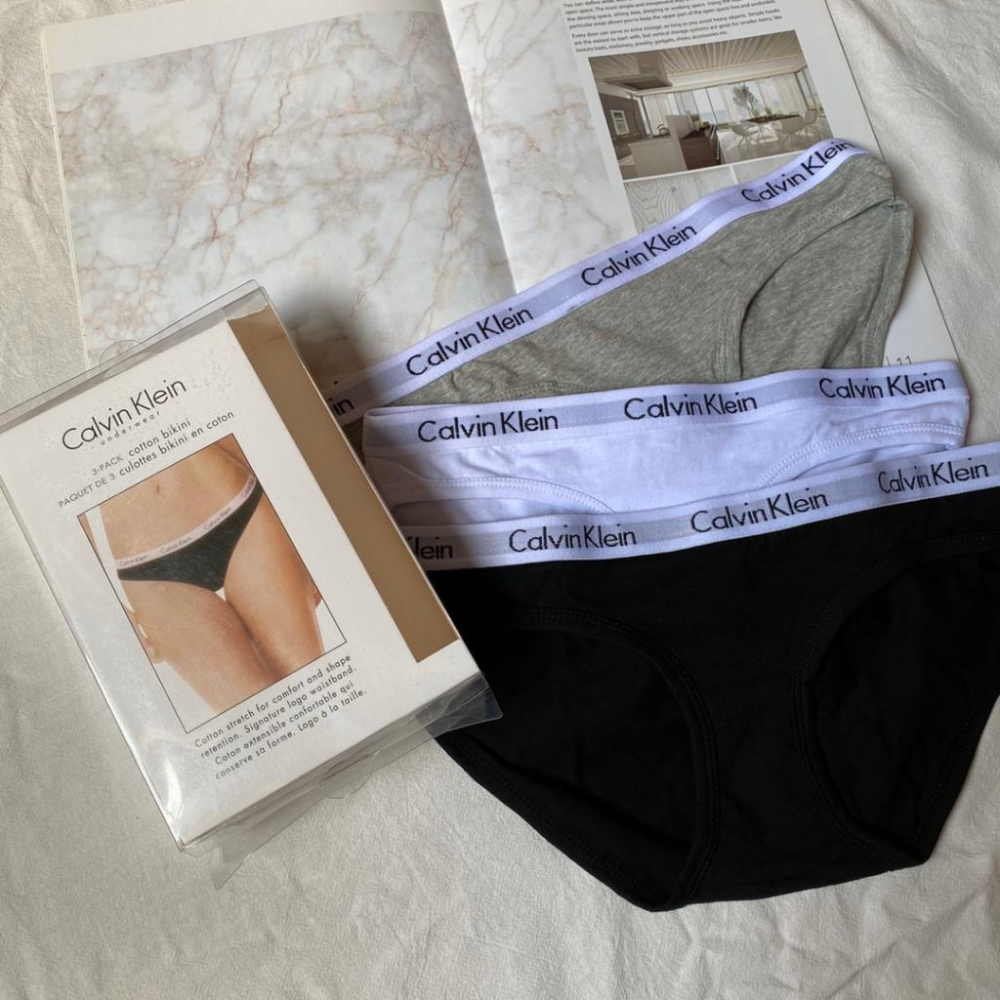 Aurora 購物分享💕 Calvin Klein 抗菌女三角內褲 CK女士底褲 女生內褲套組 三件組-細節圖7