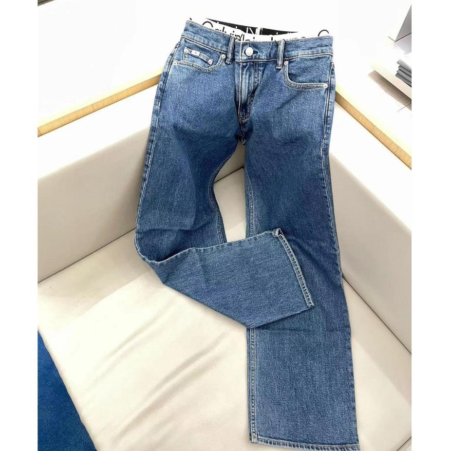 Aurora 購物分享💕 Calvin Klein JENNIE同款90系列新款牛仔褲 CK經典腰邊logo 水洗牛仔褲-細節圖10