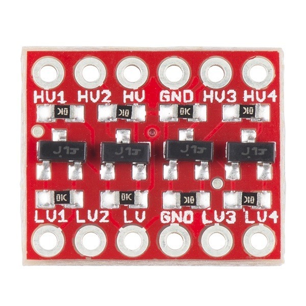 [物聯汪汪] SparkFun原裝BSS138 Logic Level Converter雙向四路高低電壓邏輯準位轉換板-細節圖3