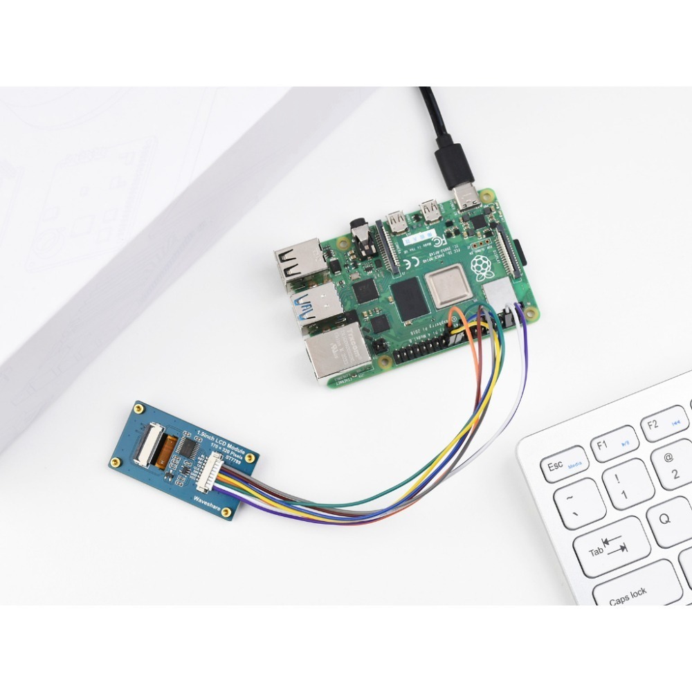 [物聯汪汪] 附發票~ 微雪正品1.9＂吋 IPS彩色LCD顯示屏 170×320解析度 SPI介面262K彩色螢幕-細節圖7