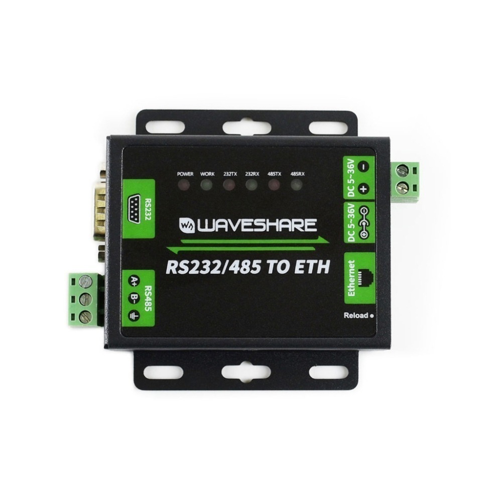 [物聯汪汪] 含稅附發票~ RS232 RS485轉乙太網模組-工業級 雙串列埠 RS232/485 TO ETH-細節圖6