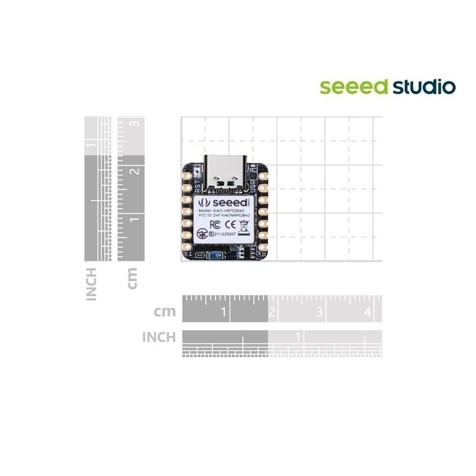 [物聯汪汪] 附發票~Seeed XIAO BLE nRF52840 支持Arduino Python板載天線藍牙5.0-細節圖6