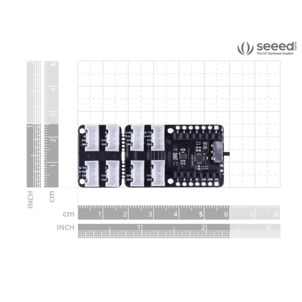 [物聯汪汪] 附發票~ Grove Shield for Seeed XIAO轉接、外接Flash、開關及充電狀態管理-細節圖6