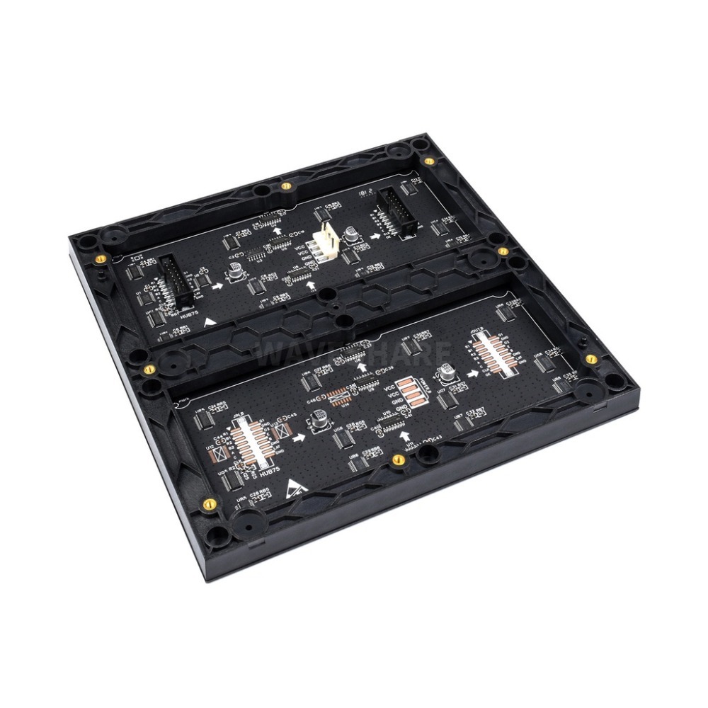 [物聯汪汪] 附發票~ 微雪 RGB全彩LED點陣3mm間距顯示屏64×64亮度可調/4mm間距顯示屏64×32-細節圖4