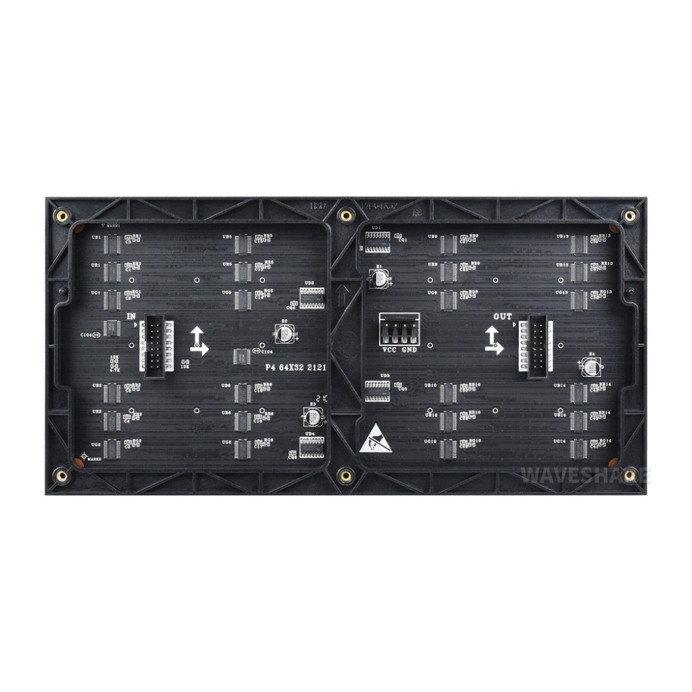 [物聯汪汪] 附發票~ 微雪 RGB全彩LED點陣3mm間距顯示屏64×64亮度可調/4mm間距顯示屏64×32-細節圖8