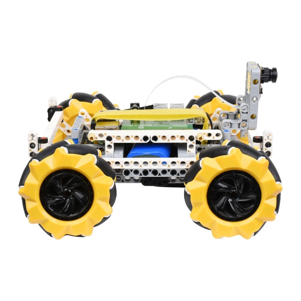 [物聯汪汪] 含稅附發票~ 萬向輪積木智慧車500萬畫素攝像頭Raspberry Pi Build HAT設計-細節圖5