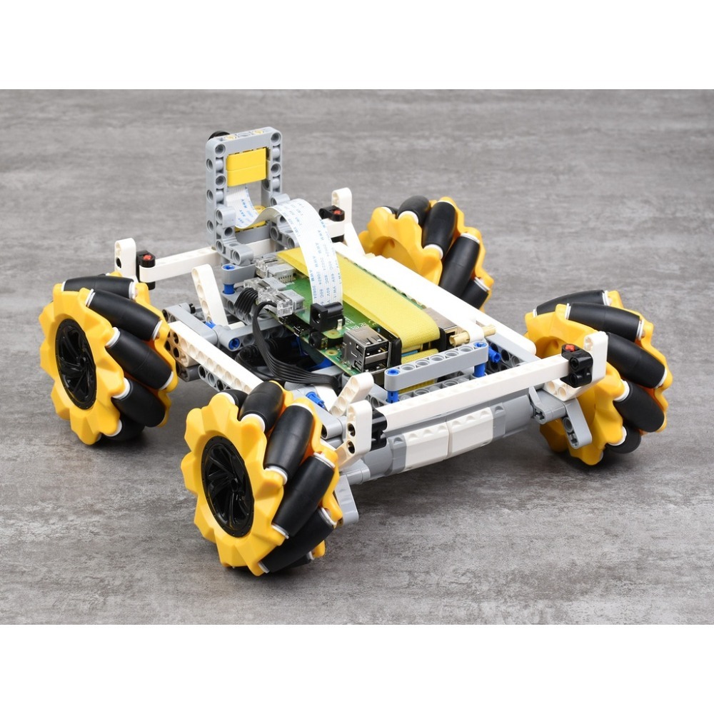 [物聯汪汪] 含稅附發票~ 萬向輪積木智慧車500萬畫素攝像頭Raspberry Pi Build HAT設計-細節圖9