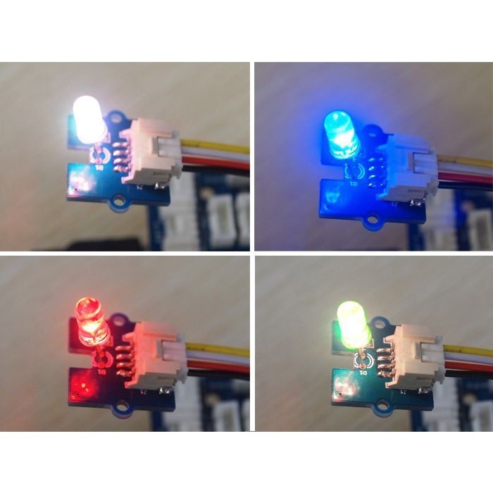[物聯汪汪] 附發票~ 公司貨 Grove - Multi Color Flash LED (5mm) 多色彩閃光LED-細節圖6