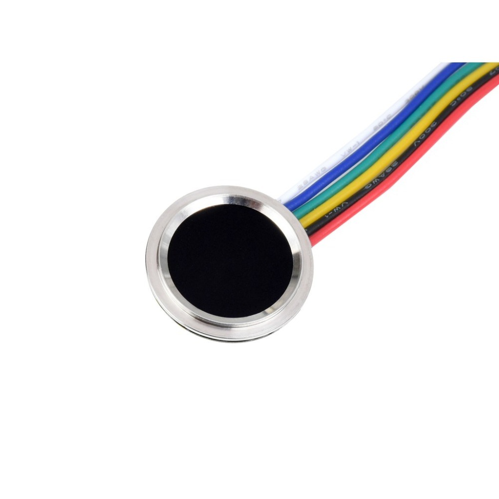 [物聯汪汪] 附發票~ UART Fingerprint圓形一體式電容指紋辨識開發模組 Cortex核心360度旋轉識別-細節圖2