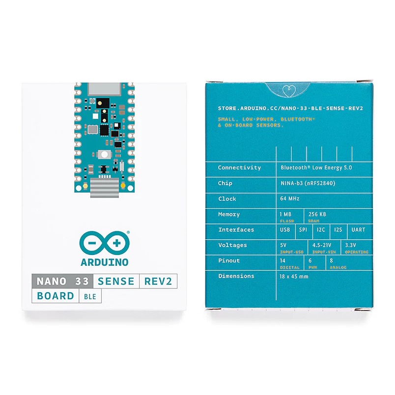 [物聯汪汪] 含稅附發票~ Arduino Nano 33 BLE Sense Rev2 焊針腳/未焊針腳-細節圖5