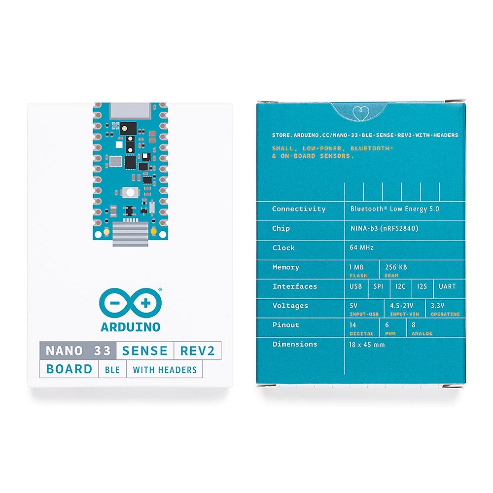 [物聯汪汪] 含稅附發票~ Arduino Nano 33 BLE Sense Rev2 焊針腳/未焊針腳-細節圖9