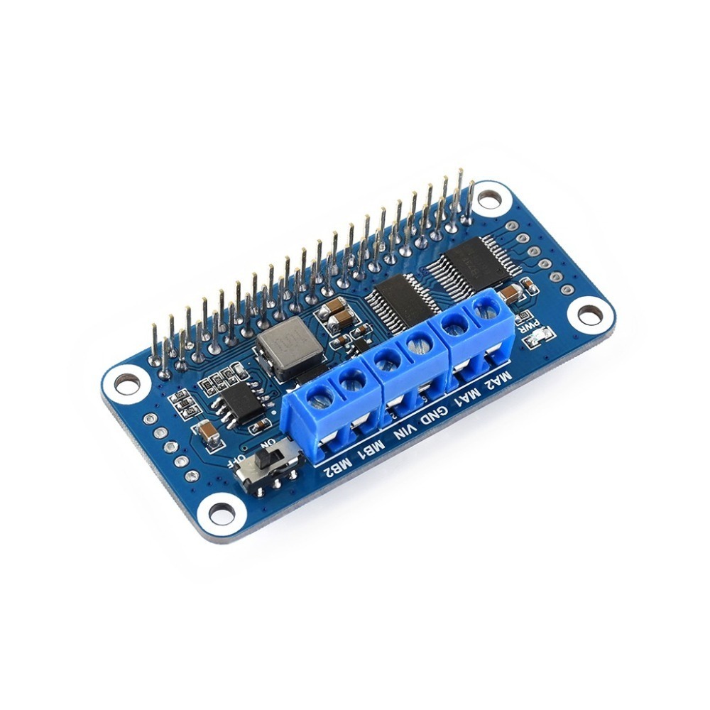 [物聯汪汪] 附發票~Motor Driver HAT樹莓派Raspberry Pi電機驅動板- I2C接口2路直流電機-細節圖3